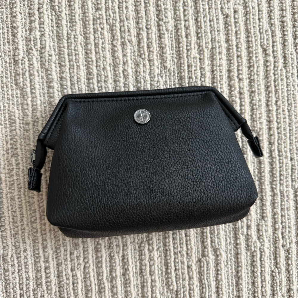 Eva Air x Giorgio Armani travel case with amenities